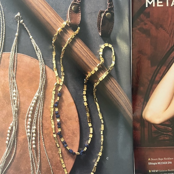 Golden Rivers Necklace - Picture 3 of 4